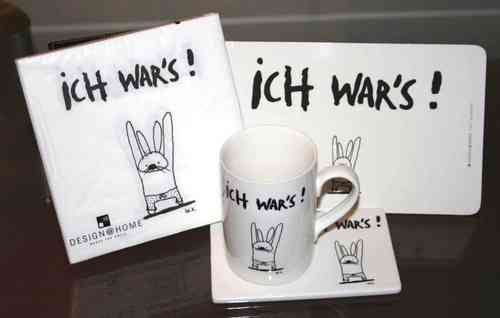 Frühstücksset "ICH WAR'S!" Paperproducts Design