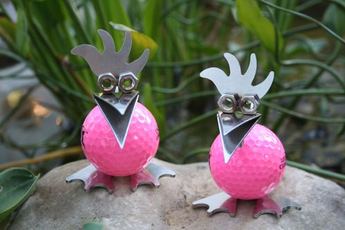 Golfball "The Birdie Pink"